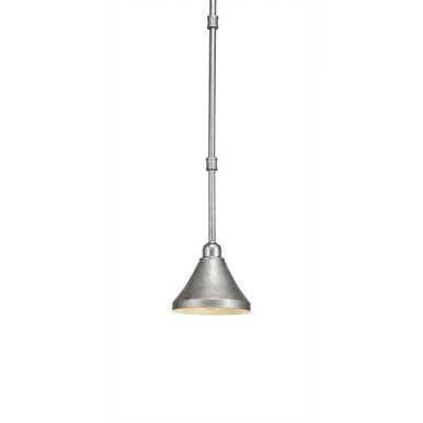 Vintage 1 Light Small Pendant 6 Inch Tall by Toltec - 284-7-6-