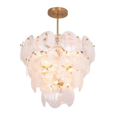 Lily 13 Light Chandelier 23.62 Inch Tall and 28.03 Inch Wide by Artcraft - AC12212BR