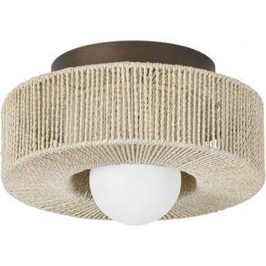 Coleman 1 Light 14 Inch Wide Flush Mount by Troy - C1104-BRL