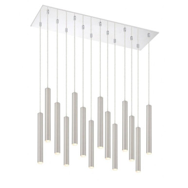 Forest 70W 14 LED Island/Billiard 16 x 12 In by Z Lite 917MP12-BN-LED-14LCH - 917MP12-BN-LED-14LCH