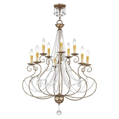 Stevenson Hollow 10 Light Large Chandelier by Bailey Street Home - 218-BEL-1875436