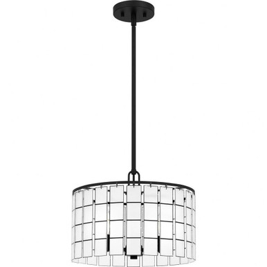 Seigler 3 Light Medium Pendant by Quoizel - SGL2814MBK