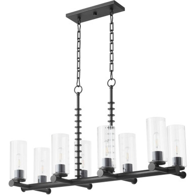 Mercier 8 Up Light Linear Chandelier by Quorum - 651-8
