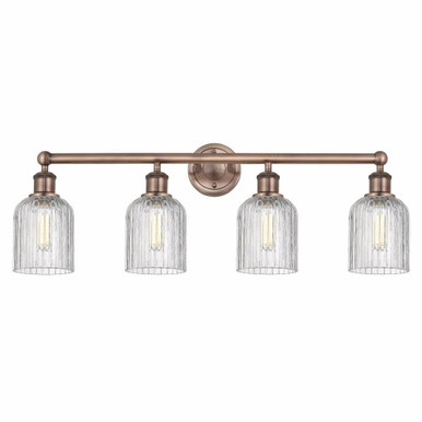 Bridal Veil 4 Light Vanity Light 32 Inch Wide by Innovations - 616-4W-G559-5