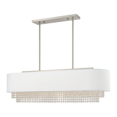Carlisle 5 Light Mini Island Chandelier by Livex - 51126-91