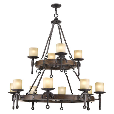 Sunnyside Croft 12 Light Oversized Chandelier by Bailey Street Home - 218-BEL-1260962