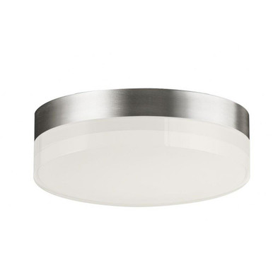Illuminaire II 12.5W 1 LED 5 Inch Wide Round Flush Mount by Maxim - 57680CLFT