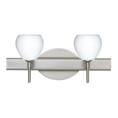 Tay Tay 2 Light Vanity Light 14.63 Inch Wide by Besa - 2SW-TAYTAY