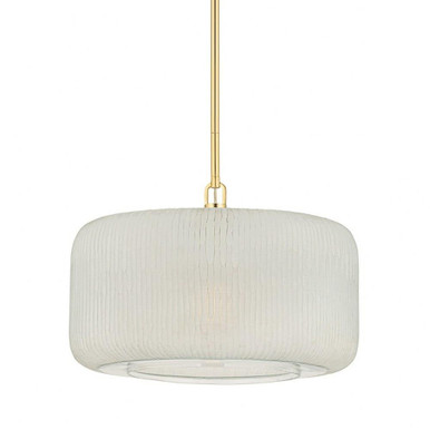 Beechurst 1 Light Large Pendant 20 Inch Wide by Hudson Valley - 7020-AGB
