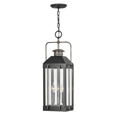 Fitzgerald 3 Light Outdoor Small Pendant by Hinkley - 2732TK