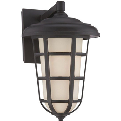 Triton 1 Light Outdoor Wall Lantern by Designers Fountain - 33241-abp