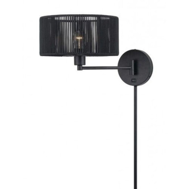 Acordia 1 Light Swing Arm Wall Sconce 10.75 Inch and 12 Inch Wide by Livex - 60237-04