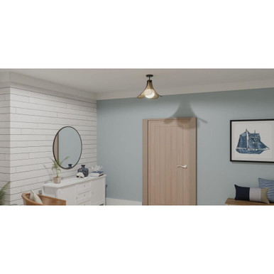 1 Light 18 Inch Wide Semi Flush Mount by Bailey Street Home - 71-BEL-5173403