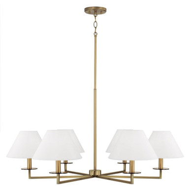 Redcar Bottom 6 Light Oversized Chandelier by BSH - 309-BEL-5175984