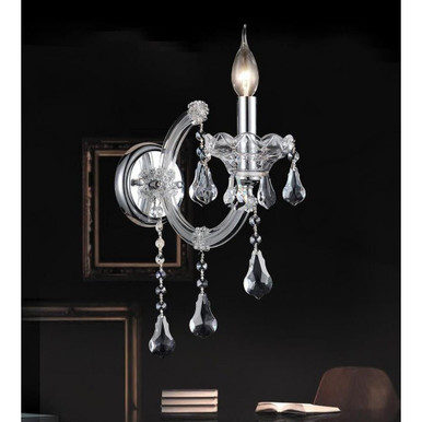 Maria Theresa 1 Light Wall Sconce 10 Inch Tall by CWI - 8318W5C-10511