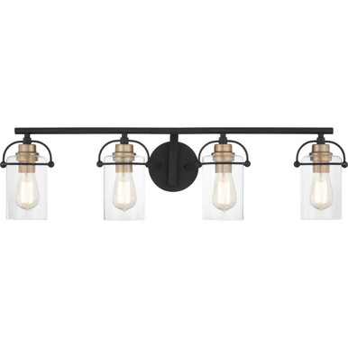 Emerson 4 Light Vanity Light by Quoizel - EMR8604