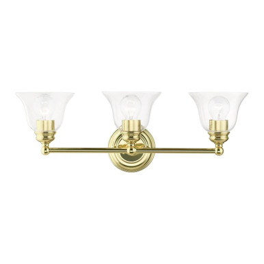 Moreland 3 Light Vanity Light 24 Inch Wide by Livex - 16943