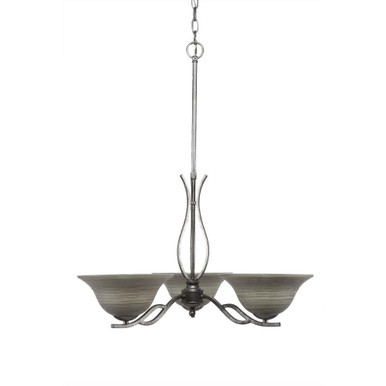 Revo 3 Light Medium Chandelier by Toltec 243-22751875 - 243-22751875