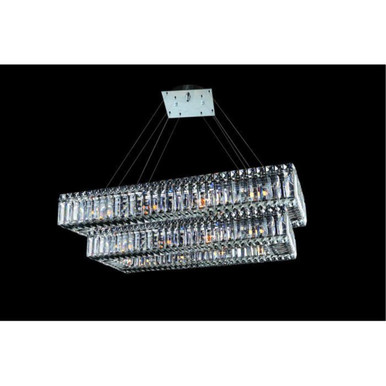 Baguette 26 Light Large Pendant by Allegri - 11778-010-FR001