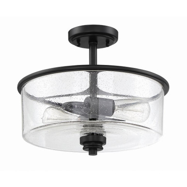 Bolden 2 Light 13 Inch Wide Semi Flush Mount by Craftmade - 50552