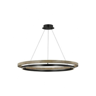Grace 123.6W 1 LED Chandelier 3.8 x 48 Inches Wide by Visual Comfort Modern - 700GRC48HABNO-LED930