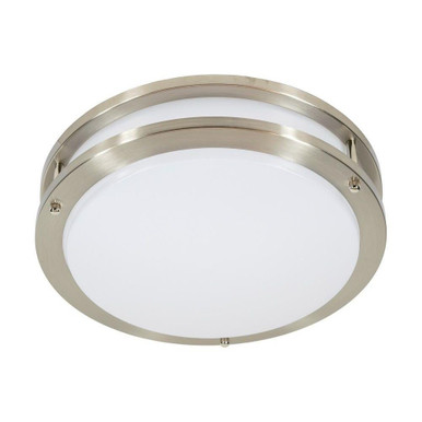 15W LED Round Double Ring 12 Inch Wide Flush Mount by Jesco - CM403RA-S-3090-BN