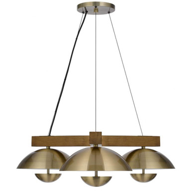Lakeland 45W 3 LED Light Oversized Pendant by Cal - FX-3801-3C
