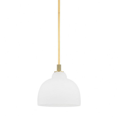 Oberon 1 Light Medium Pendant by Hudson Valley - 7515-AGB