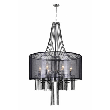Amelia 6 Light Small Chandelier by CWI - 5475P20C-322020
