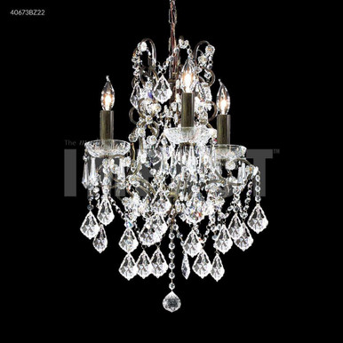 Charleston 3 Light Small Chandelier by James Moder - 40673