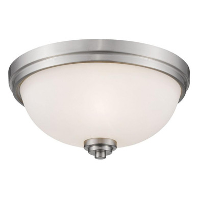 Ashton 3 Light 15 Inch Wide Flush Mount by Z-Lite 443F3-BN - 443F3-BN