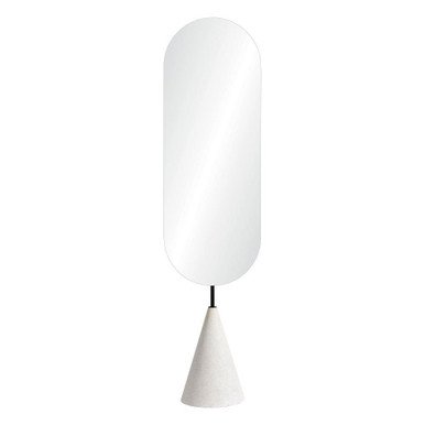 Vawn Oval Full Length Mirror 70 Inch Tall and 18 Inch Wide by Renwil Inc - MT2518