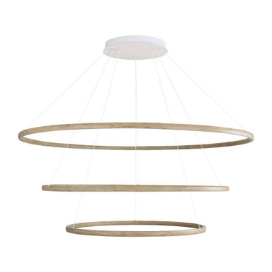 Veritas 440W 3 LED Chandelier 15.75 Inch Tall and 70.88 Inch Wide by Golden - 5460-71-59-47