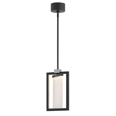 Folio 18W 1 LED Light Small Pendant by Hinkley - 32507BLK