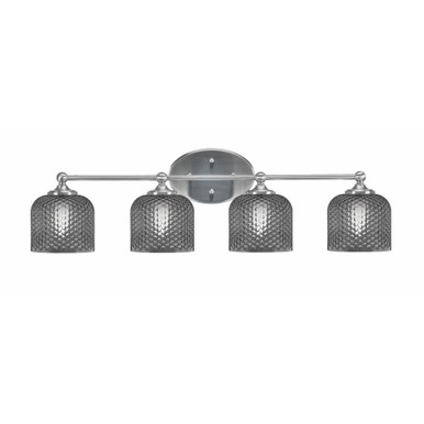 Capri 4 Light Bath Bar 9 Inch Tall and 31.5 Inch Length by Toltec - 5914-46-1
