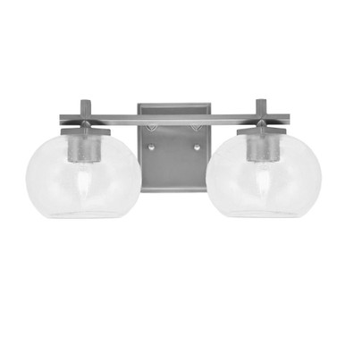 Franklin 2 Light Bath Bar 7.25 Inch Tall and 17.5 Inch Length by Toltec - 1212-725-175