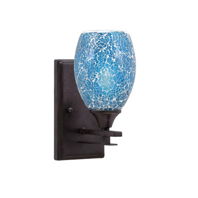 Uptowne 1 Light Wall Sconce 5 Inch Wide by Toltec - 131-DG-5055