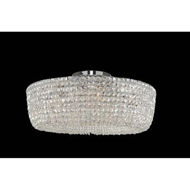 Cessano 8 Light 32 Inch Wide Semi Flush Mount by Allegri - 029442-010-FR001