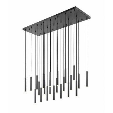 Forest 115W 23 LED Linear Chandelier 12 Inch Tall X 18 Inch Wide By Z-Lite - 919MP12-23L