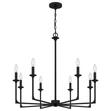 Prescott 8 Light Large Chandelier by Quoizel - PRC5032
