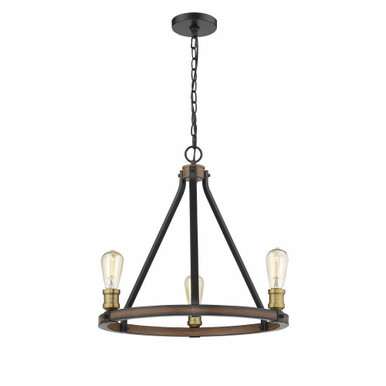 Dingle Loan 3 Light Large Island Pendant 20 Inch Wide by Bailey Street Home - 372-BEL-1222501