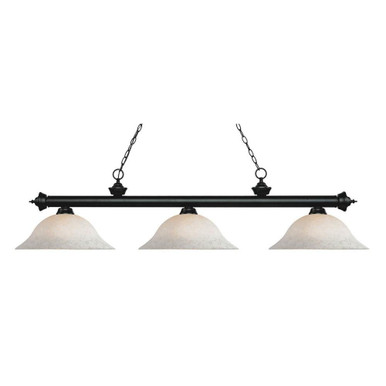 Riviera 3 Light Island/Billiard 16 x 13.25 In by Z-Lite - 200-3MB-WM16