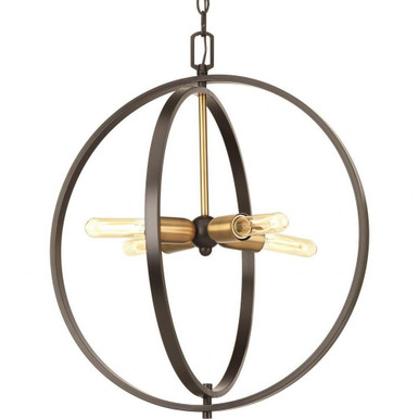 Sandford Lawn 4 Light Large Pendant 23.25 Inch Tall by BSH - 70-BEL-2020404