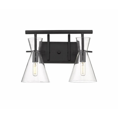 Colden 8W 2 LED Vanity Light by Innovations - 354-2W-BK-CL