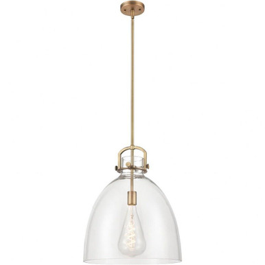 Newton Bell 1 Light Pendant 16 Inch Wide by Innovations - 412-1S-16