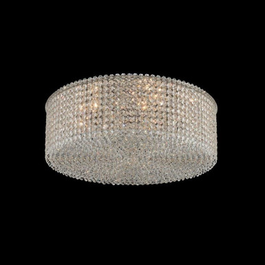 Milieu Metro 8 Light 22 Inch Wide Flush Mount by Allegri - 11659-010-FR001
