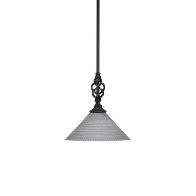 Elegante 1 Light Medium Pendant 12 Inch Wide by Toltec - 80-12-1125