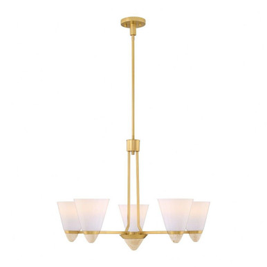 Kohlman 5 Light Chandelier 18 Inch Tall and 30 Inch Wide by Savoy House - 1-7265-5-322