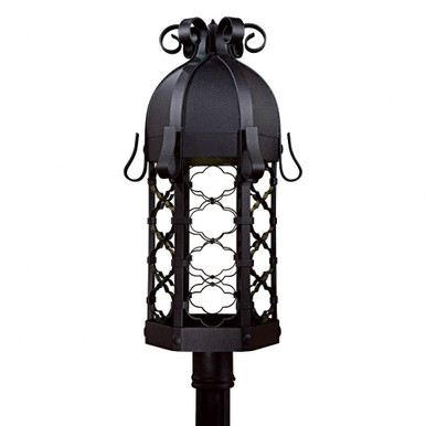 Great Outdoors Montalboö 1 Light Outdoor Post Mount by Minka Lavery - 9246-1-66-PL