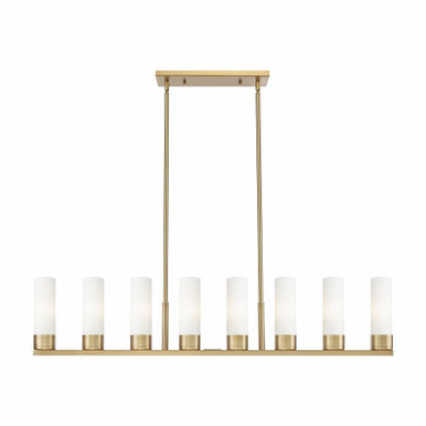Boreas 8 Light Stem Hung Island 10.75 Inch and 48 Inch Wide by Innovations - 617-8I-G617-8